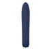 Sleek blue straight vibrator with smooth surface and rounded tip, designed for versatile, powerful stimulation.