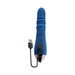 Evolved The Ringer Rechargeable Thrusting Silicone Rabbit Vibrator Blue - SexToy.com