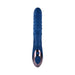 Evolved The Ringer Rechargeable Thrusting Silicone Rabbit Vibrator Blue - SexToy.com
