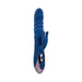 Evolved The Ringer Rechargeable Thrusting Silicone Rabbit Vibrator Blue - SexToy.com