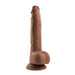 Evolved Thrust In Me Rechargeable Remote Controlled Thrusting Vibrating 9.25 In. Silicone Dildo Dark - SexToy.com