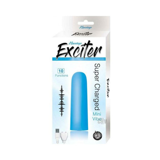 Exciter Mini Vibe Rechargeable Silicone Blue | SexToy.com