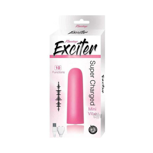 Exciter Mini Vibe Rechargeable Silicone Pink | SexToy.com