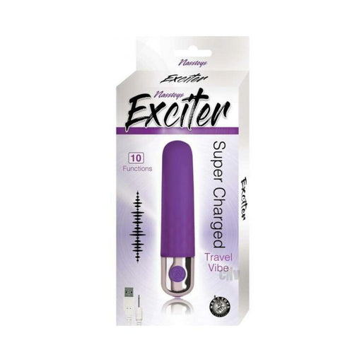 Exciter Travel Vibe Rechargeable Silicone Purple | SexToy.com