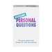 Box of Extreme Personal Questions party game with bold purple and blue text on a white background.