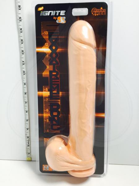 Exxxtreme Dong 14 Inches with Suction Cup Beige | SexToy.com