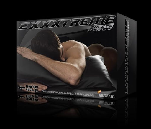 Exxxtreme Sheets Pillow Case King Black | SexToy.com