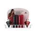 Eye Of Love Matchmaker pheromone perfume display with black and red diamond-shaped bottles and packaging featuring Patti Stanger.