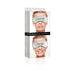 Gray reversible blindfold with elegant script messages "F-ck Me" and "F-ck You" shown on packaging with model faces.