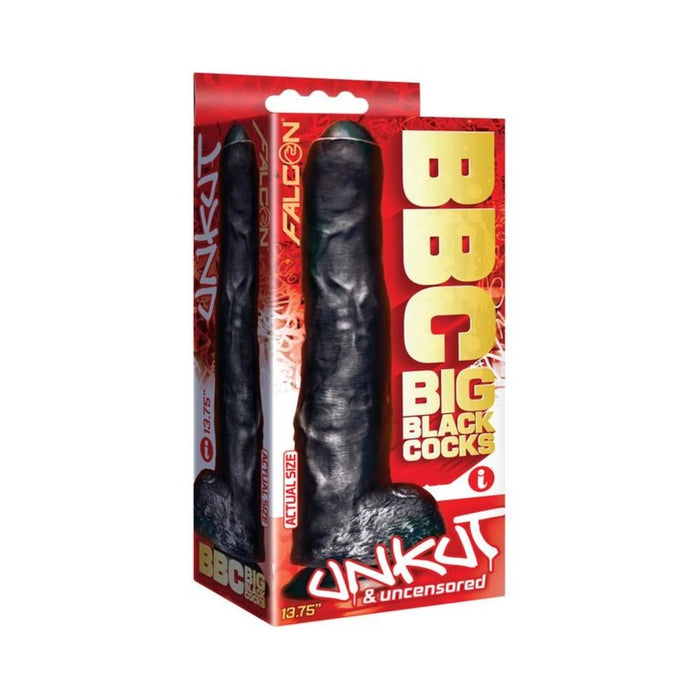 Falcon BBC Big Black Cock Unkut 13.75 inches Dildo | SexToy.com