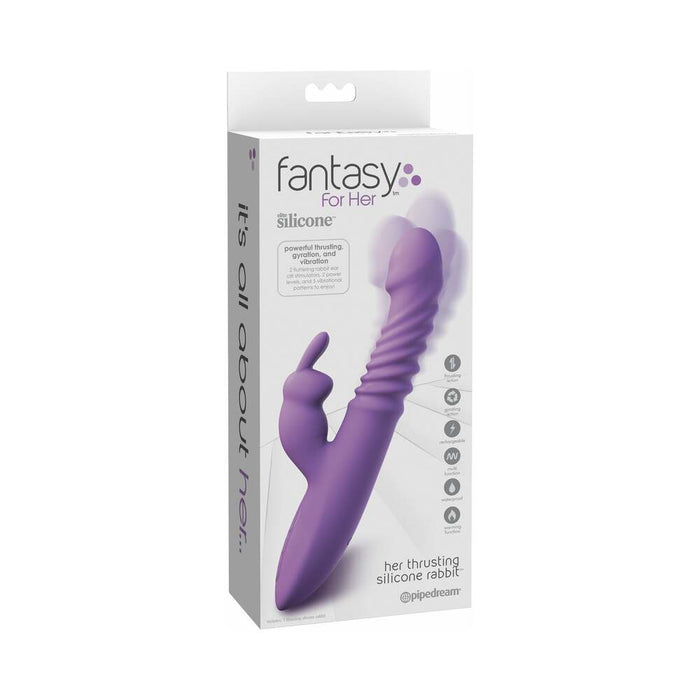 Fantasy For Her Her Thrusting Silicone Rabbit - SexToy.com