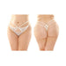 Fantasy Lingerie Bottoms Up Jasmine Strappy Lace Thong With Front Keyhole Cutout | SexToy.com