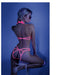Fantasy Lingerie Glow Impress Me Lace Bodysuit With Open-Cage Back - SexToy.com