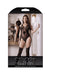 Fantasy Lingerie Sheer Impulsive Gartered Teddy Bodystocking - SexToy.com