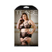 Fantasy Lingerie Tease Riley Bra, Waist Cincher With Leg Garters & Panty Set | SexToy.com