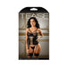 Fantasy Lingerie Tease Riley Bra, Waist Cincher With Leg Garters & Panty Set | SexToy.com