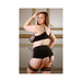 Fantasy Lingerie Tease Riley Bra, Waist Cincher With Leg Garters & Panty Set - SexToy.com