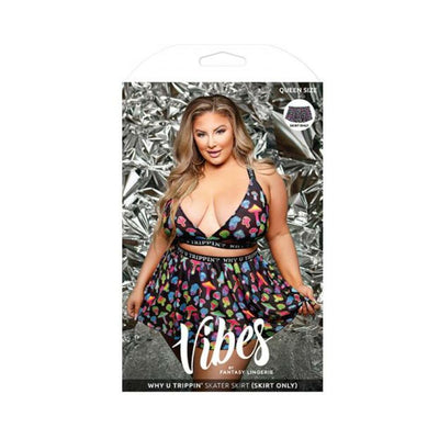 Fantasy Lingerie Vibes Why U Trippin' Skater Skirt | SexToy.com