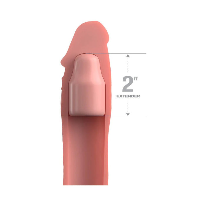 Fantasy X-tensions Elite Extension With Strap 6in Light - SexToy.com