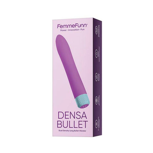 Femmefunn Densa Dual-density Long Bullet Silicone Purple | SexToy.com