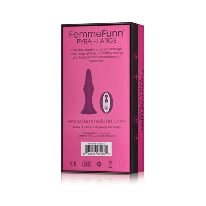 FemmeFunn Pyra Large Fuchsia | SexToy.com