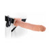 Fetish Fantasy 11 inches Vibrating Hollow Strap On Beige - SexToy.com