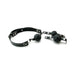 Set of three black ball gags with adjustable leather straps and breathable holes for beginner to advanced training.