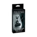 Packaging of Fetish Fantasy Series Vibrating Silicone Nipple Lassos in black with product image and branding.