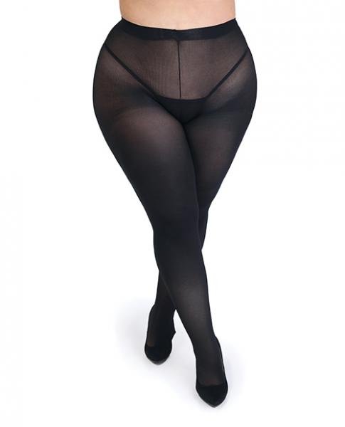Fifty Shades Captivate Plus Size Black Spanking Tights O/s Curve | SexToy.com