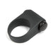 Black silicone vibrating cock ring with removable bullet, embossed Fifty Shades of Grey logo, designed for enhanced pleasure.