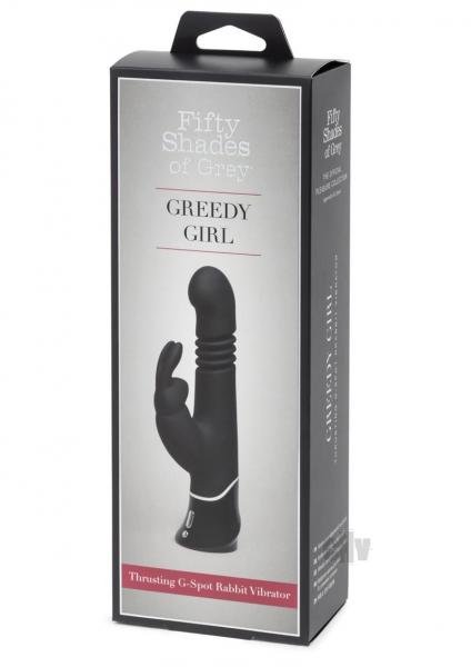 Fifty Shades Of Grey Greedy Girl Thrusting G-Spot Rabbit Vibrator | SexToy.com