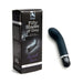 Fifty Shades of Grey Insatiable Desire mini G-spot vibrator in black with curved design and branded packaging box.