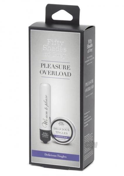 Fifty Shades Of Grey Pleasure Overload Delicious Tingles Gift Set 2 Pieces | SexToy.com