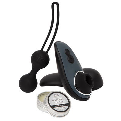 Fifty Shades Of Grey Womanizer Desire Blooms Kit Black - SexToy.com