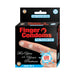 Box of Finger Condoms Dual Pleasure Nubs showing two textured finger covers with lubricant, pack of 6.