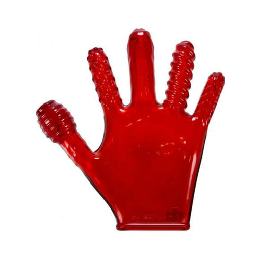 Finger F*ck Textured Glove Red - SexToy.com