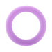 Soft purple silicone ring with smooth texture, designed for comfortable and stretchy fit.