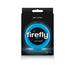Firefly Halo Medium clear silicone glow-in-the-dark ring packaging by nsnovelties