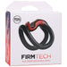 Packaging of Firmtech Performing C-ring in black and red, FDA registered, designed for enhanced performance and comfort.