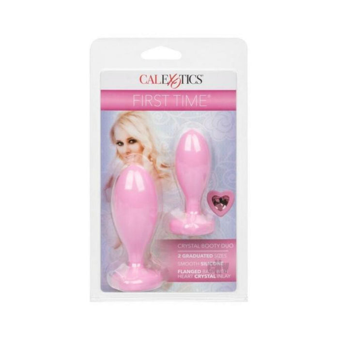 First Time Love Crystal Booty Duo Pink - SexToy.com