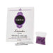 Foreplay Lavender bath salts and game cards set with purple bath salts in a small clear bag and decorative packaging.