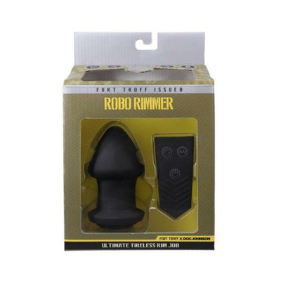Robo Rimmer X Butt Plug, Black Robo Rimmer X Butt Plug, Black
