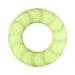 Light green 23mm liquid silicone C-ring with a smooth, rounded, and flexible design.
