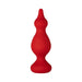 Large red silicone cone with a pointed tip and flat base, designed for comfortable flexible use.