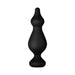 Black large silicone cone with a pointed tip and flat base, designed for comfortable and flexible use.