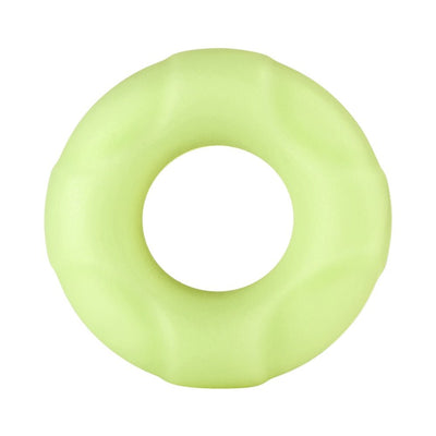 Light green 21mm liquid silicone C-ring with a smooth, slightly textured surface.