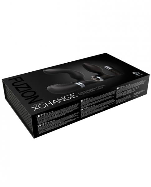 Fuzion Xchange Prostate Massager Set 10 Speed Black | SexToy.com