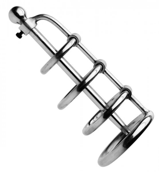 Gates Of Hell Stainless Steel Cum Through Sound Cage | SexToy.com
