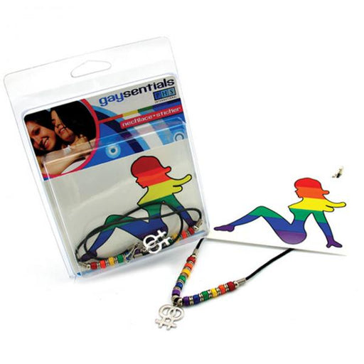 Gaysentials Necklace Sticker Combo Female | SexToy.com