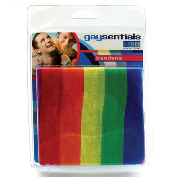 Gaysentials Rainbow Bandana | SexToy.com